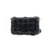 Vera Pelle Leather Crossbody Bag: Black Plaid Bags