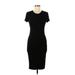 Forever 21 Casual Dress - Midi: Black Solid Dresses - Women's Size Medium