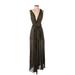 Polo by Ralph Lauren Cocktail Dress - Maxi: Brown Dresses - Women's Size 4