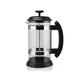 PBYVQXBR Large cafetiere,travel cafetiere,Coffee Kettle Coffee Kettle Stainless Steel Glass Teapot Coffee Tea Percolator Filter Press Plunger 1000ml Manual Coffee Espres