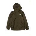 The North Face Windbreaker Jacket: Green Jackets & Outerwear - Kids Boy's Size 10
