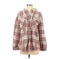 Jacket: Red Plaid Jackets & Outerwear - Women's Size Small