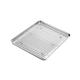 Baking Sheet with Rack Cookie Sheet Baking Plates Tray with Cooling Rack Heavy Duty Easy Clean Stainless Steel Material Stainless Steel Baking Tray with Rack