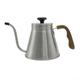 Zoegneer Stainless Steel Precise Pour Over Gooseneck Kettle Ideal for Manual Coffee and Tea Brewing 1200ML (Silver)