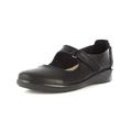 Clarks Hope Henley Womens Wide Fit Casual Shoes 8 UK Black