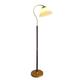 UYTGFRBZ Bright Floor Lamp Japanese-Style Floor Lamp with Flexible Lamp Cap Floor Light Fabric Lampshade Tall Lamp for Living Room Standing Lamp Comfort Lighting