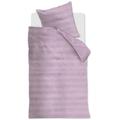 at Home Soft Shine Cotton Bed Linen Set, Purple, Size 135 x 200 + 80 x 80 cm