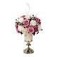 guiling-1986 Artificial Flower Dining Table Floral Arrangement Living Room Vase Flower Arrangement Simulation Flower Set Coffee Table Decorations Fake Flowers Fake Flower Bouquet (Color : Pink)