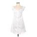 o.p.t Casual Dress Square Sleeveless: White Dresses - Women's Size Small