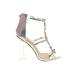 Azalea Wang Heels: Gold Shoes - Women's Size 7 1/2