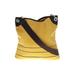 Claudia Firenze Leather Crossbody Bag: Yellow Stripes Bags