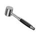 Meat Tenderisers Stainless Steel Meat Tenderizer Meat Pounder Meat Hammer Tool Kitchen Mallets Cooking Meat Pounder Double-Sided Meat Tenderizer Griddle Accessories (Color : Long Handle)