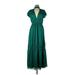 House of Harlow 1960 Casual Dress - Maxi: Green Dresses - Women's Size Medium