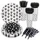 116 Ps Puppy Paw Print Party Supplies 16 Guests Puppy Paw Print Party Decorations Including Puppy Paw Print Party Paper Plates Dinner Plates Napkins Cups Set for Puppy Paw Print Party Decoration
