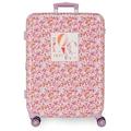 Pepe Jeans Sandra Medium Suitcase Pink 48x68x26cm 0 ABS 84,86L 4.1 kg 0 by Joumma Bags, Pink, Medium Suitcase