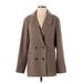 Levi's Trenchcoat: Brown Tweed Jackets & Outerwear - Women's Size Small