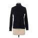 Lands' End Long Sleeve Turtleneck: Black Tops - Women's Size Small