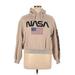 Divided by H&M Pullover Hoodie: Tan Tops - Women's Size X-Large