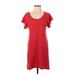 Lilla P Casual Dress - Shift: Red Dresses - Women's Size X-Small