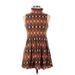 Forever 21 Casual Dress - Mini: Brown Aztec or Tribal Print Dresses - Women's Size Medium