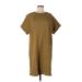 MWL by Madewell Casual Dress: Brown Dresses - Women's Size Large