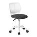 Wrought Studio™ Plastic Task Chair/Office Chair - Grey & White | Wayfair 5BF2FA6E069B4835BB1D4C08AAD0968A