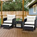 Winston Porter Sahaana Wicker Outdoor Lounge Chair | Wayfair 1452A7CD3BE24AEEAE5ED26F9ACD8D42