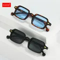 2024 occhiali da sole uomo Retro Small Frame occhiali da vista quadrati occhiali di tendenza UV400