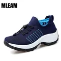 Scarpe da passeggio per esterno da donna Sneakers moda Casual scarpe traspiranti con plateau scarpe