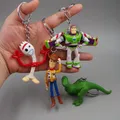 Spielzeug geschichte 4 Woody Buzz Light Forky Rex Schlüssel bund Action figuren Mini Schlüssel ring