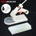 NEWACALOX-Mini odorà colle thermofusible kit avec bâtons de colle chaude support pour la maison