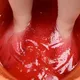 Poudre de bain à bulles de rose pour les pieds cristal boue corps sel peau pied gIslande à la