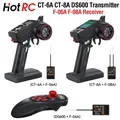 Émetteur HotRC CT-6A CT-8A DSfemale 6CH 8CH 2.4GHz Système Radio Télécommande