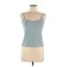 Banana Republic Tank Top Blue Halter Tops - Women's Size Medium