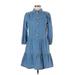 Gap Casual Dress - DropWaist: Blue Dresses - Women's Size 2X-Small