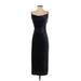 Jonny Cota Cocktail Dress - Slip dress: Black Solid Dresses - Women's Size 4