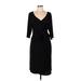 Kiyonna Casual Dress - Midi: Black Dresses - Women's Size 2
