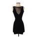 American Apparel Cocktail Dress - Bodycon: Black Solid Dresses - Women's Size X-Small