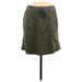 Lou & Grey Casual Skirt: Green Bottoms - Women's Size Medium