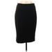 T Tahari Casual Skirt: Black Solid Bottoms - Women's Size Medium