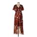 Calvin Klein Casual Dress: Brown Dresses - Women's Size 12