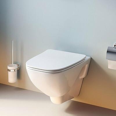 Spülrandloses wc, Toilette für Gäste-WC, Hänge-WC CXA1700SC X-Joy FlashClean aus Keramik, Wand-WC