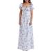 Felizia Floral Puff Sleeve Maxi Dress