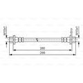 Bosch Bremsschlauch [Hersteller-Nr. 1987481440] für Citroën, Mitsubishi, Peugeot