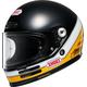 Shoei Glamster 06 Abiding Helm, schwarz-weiss-gelb, Größe L