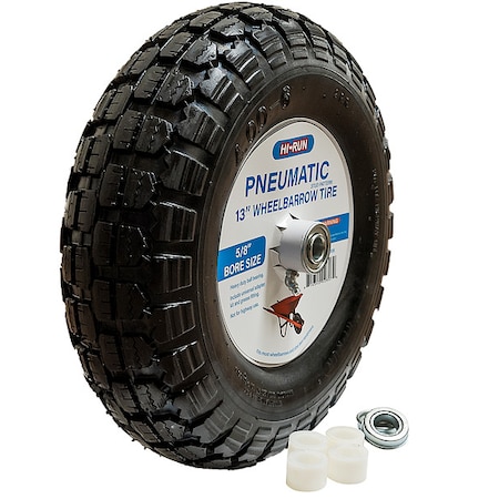 HI-RUN WB1006 Tires and Wheels,300 lb,Wheel Barrow