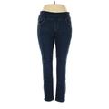 Jag Jeans Jeggings - High Rise: Blue Bottoms - Women's Size 14