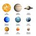 Final Clearance! Realistic Style Luminous Wallpaper Nine Planet Home Decoration children s Room Wall Stickers Removable Wall Sticker