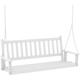 Balancelle Jardin 3 Places Charge 360KG-Chaise Hamac Suspnedue 168x65x63CM avec Chaînes de