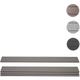 Lot de 4 lattes pour brise-vue en wpc Sarthe, planches brise-vent, approx. 1sqm - 180cm, anthracite